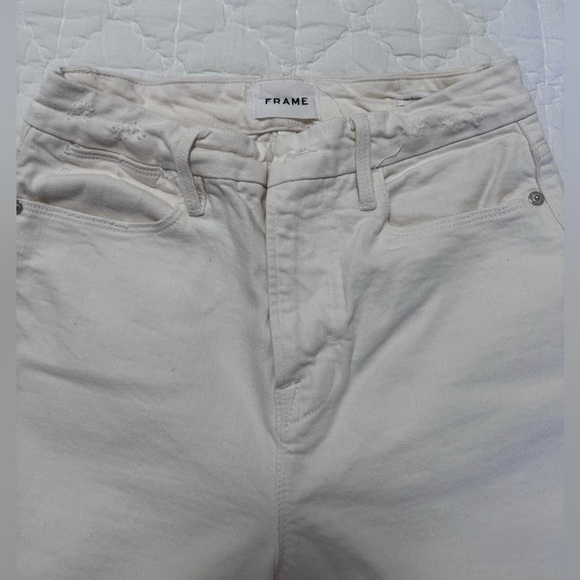 FRAME High Waist Straight Cotton Jeans in Size 26 - Picture 11 of 17